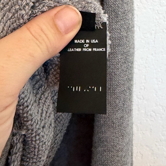 Unravel Project Cashmere Hooded Swetashirt Gray Small Celeb Style - Picture 8 of 9